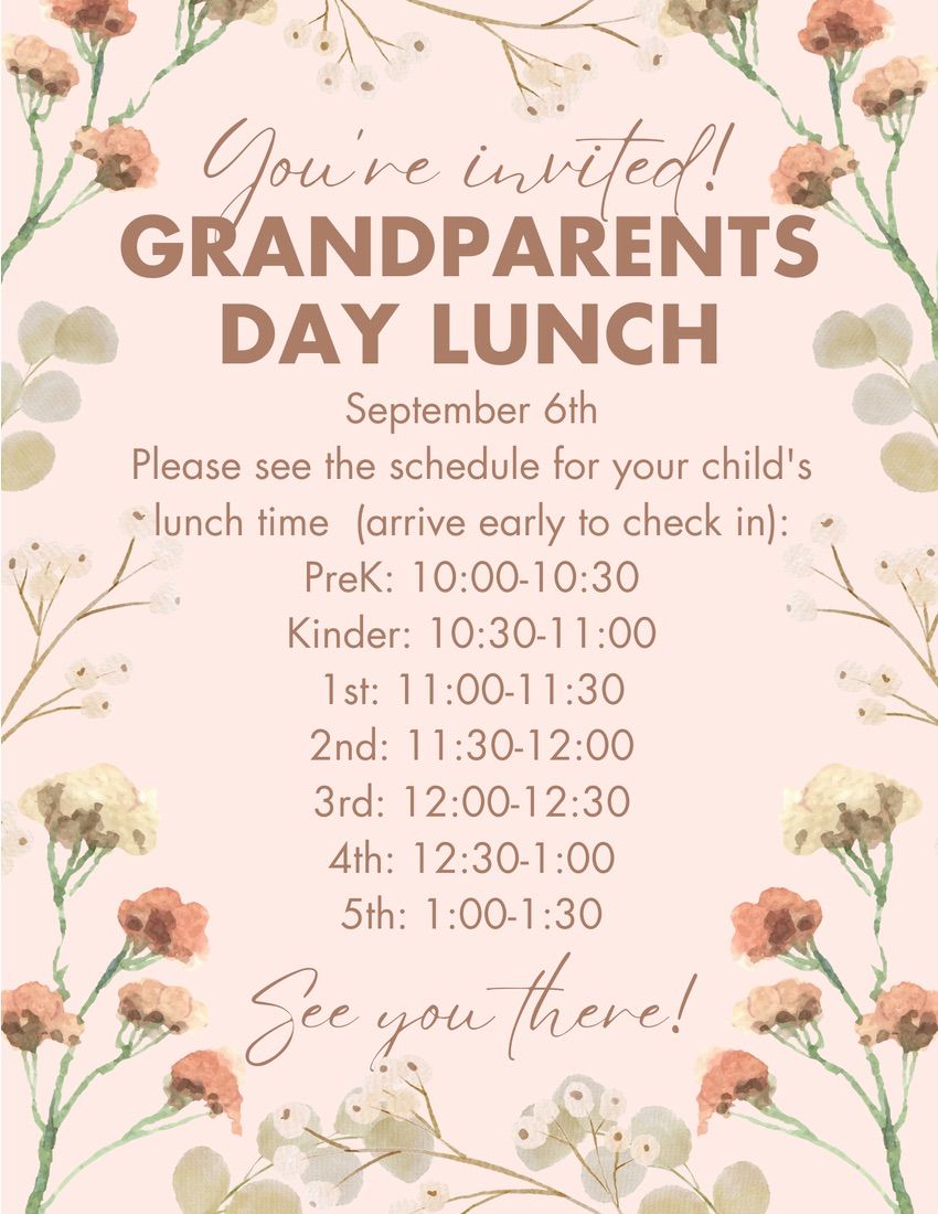 Grandparents Day Lunch 