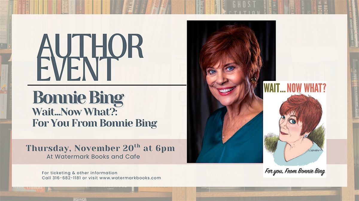 In Store Event with Bonnie Bing