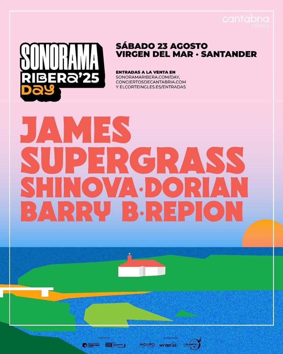 Sonorama Festival Day Santander 2025 - James, Supergrass and more Tickets
