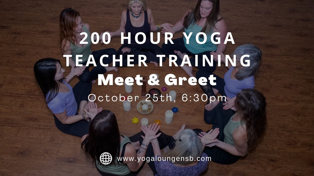 Yoga Teacher Training Meet & Greet