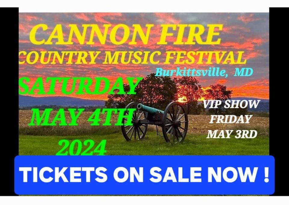 Cannon Fire Country Music Festival, spring 2024, Burkittsville Ruritan