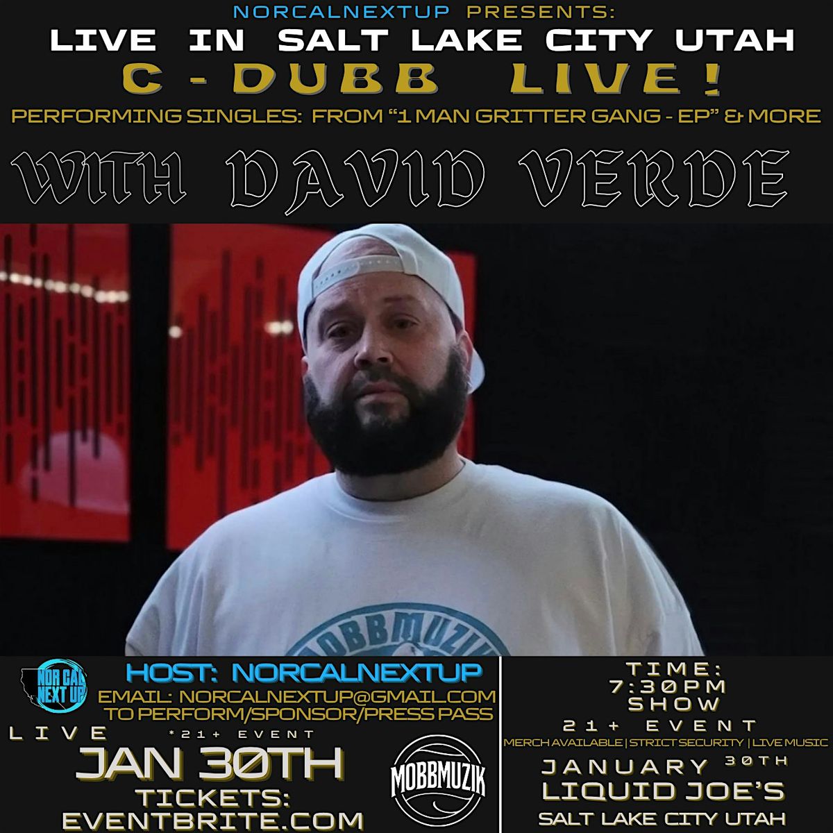 C-Dubb Live! + David Verde (21+)
