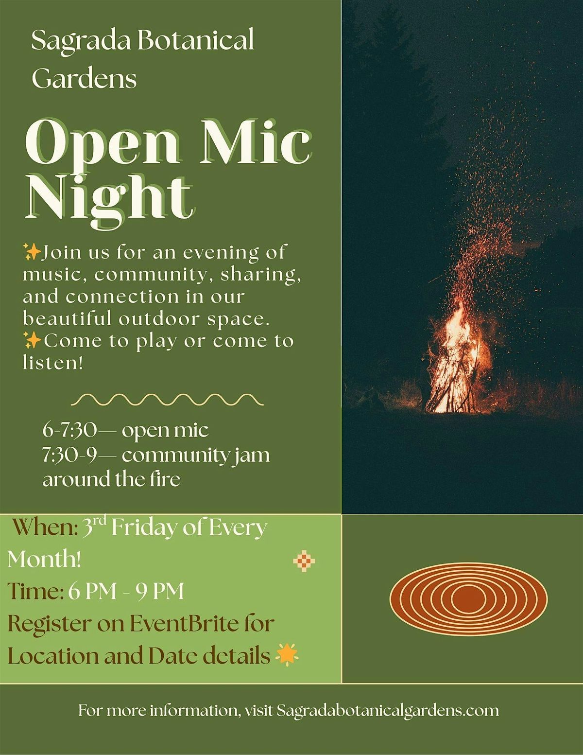 Monthly Open Mic Night: August