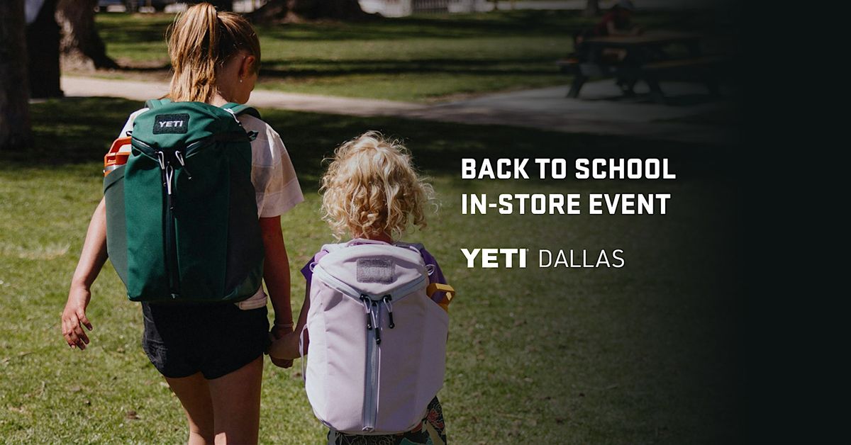 Back to School In-Store Event