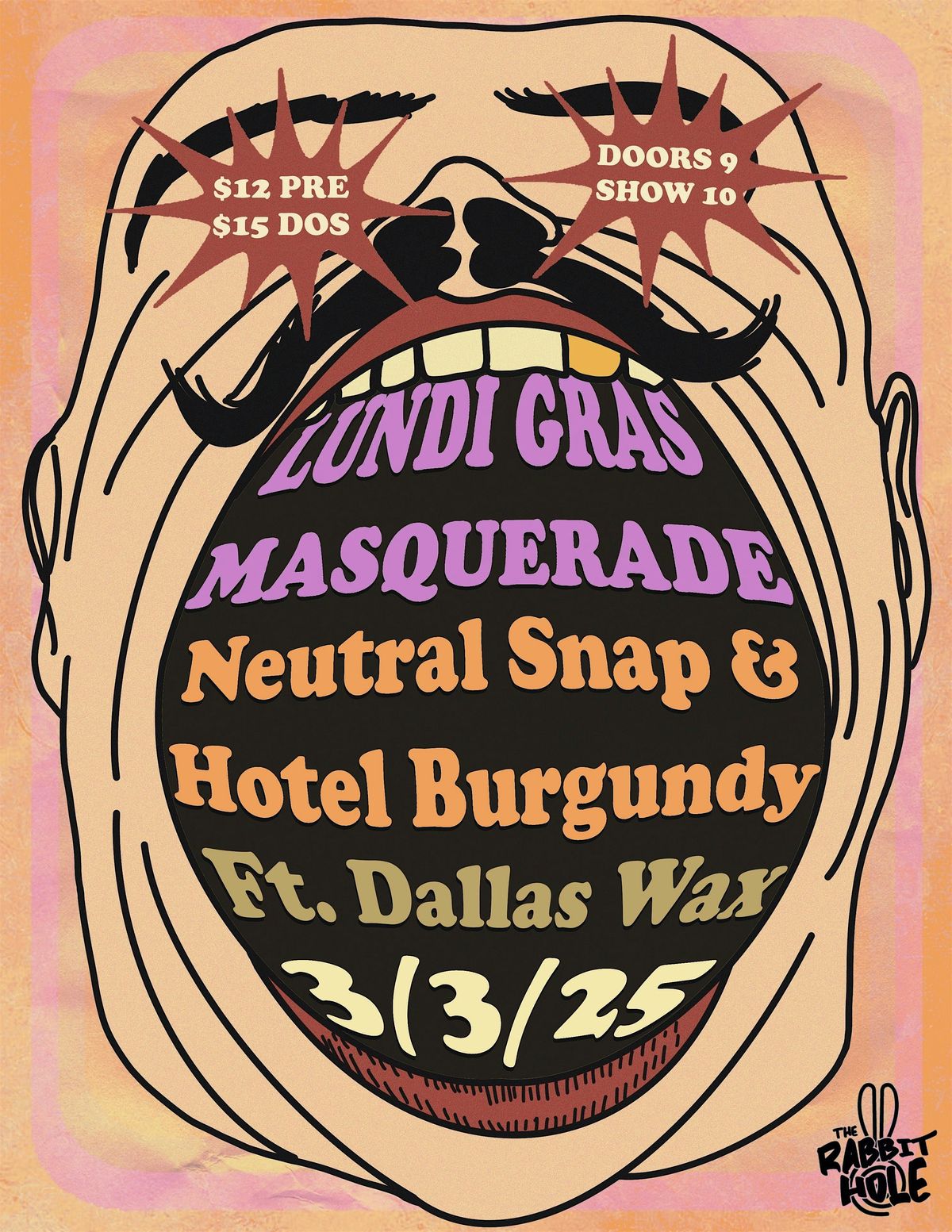 Neutral Snap x Hotel Burgundy\u2019s Lundi Gras Masquerade ft. Dallas Wax