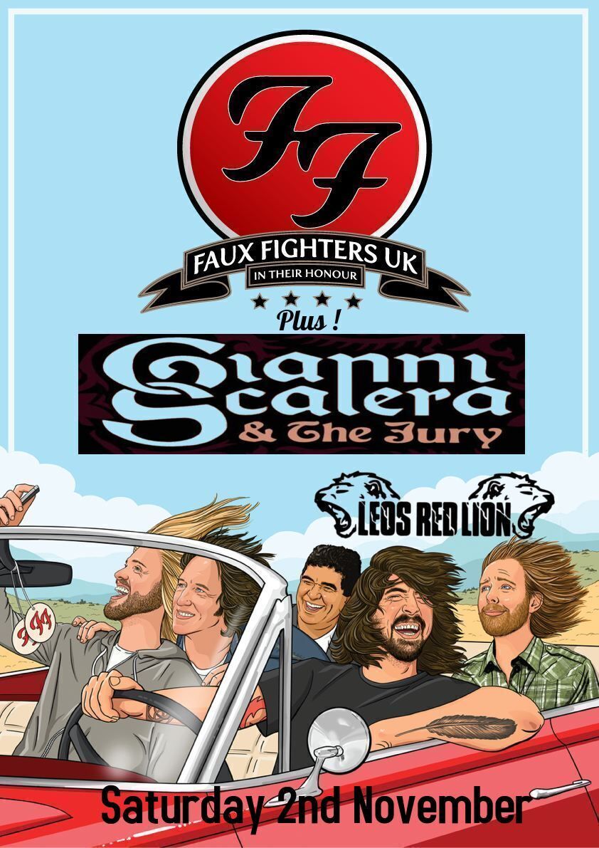 Faux Fighters UK + Gianni Scalera & The Jury