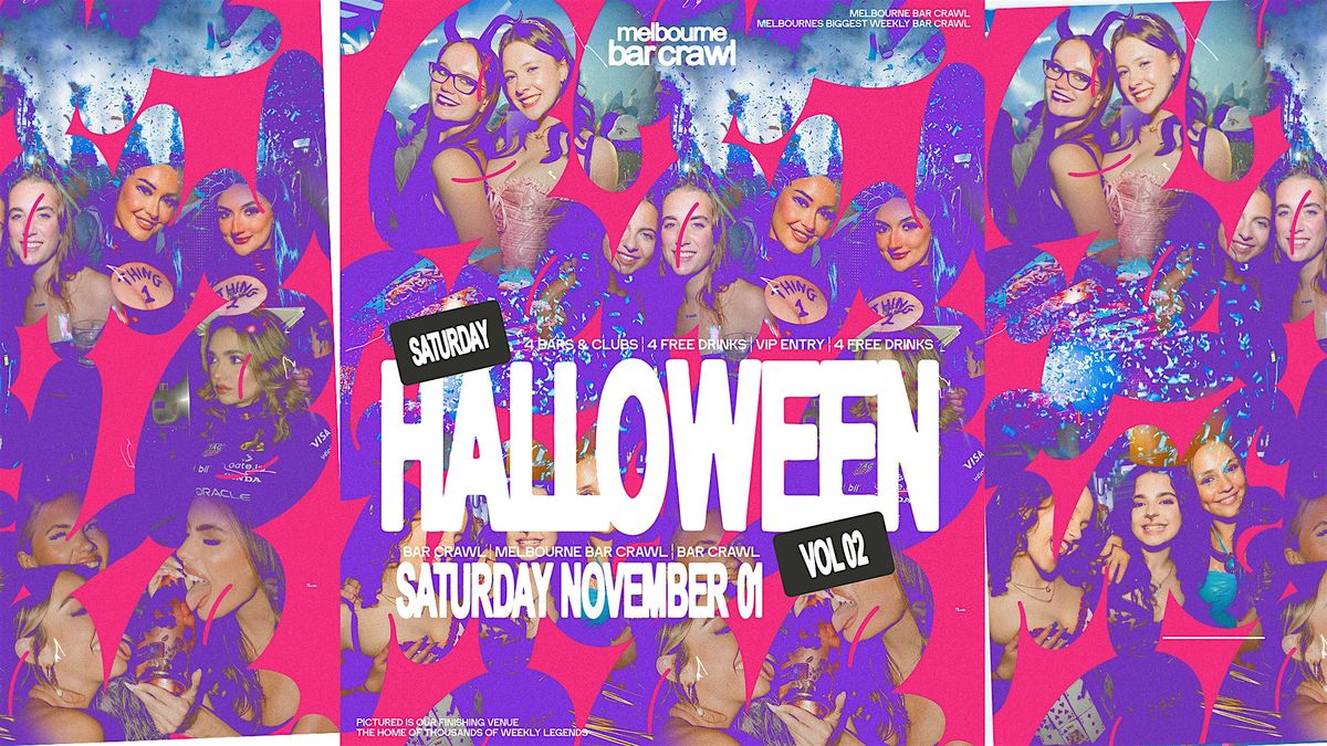 Halloween Bar Crawl Vol. 02 | Melbourne 2025 | SATURDAY NOVEMBER 01