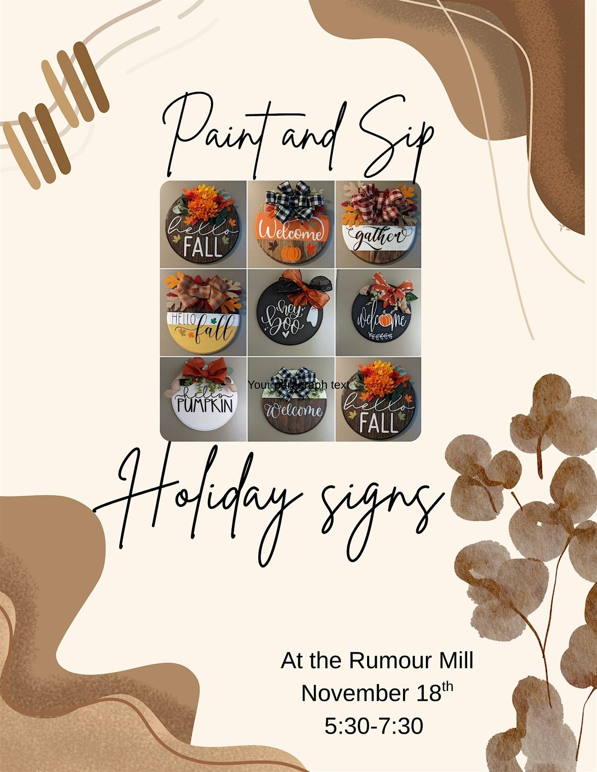 Holiday Signs