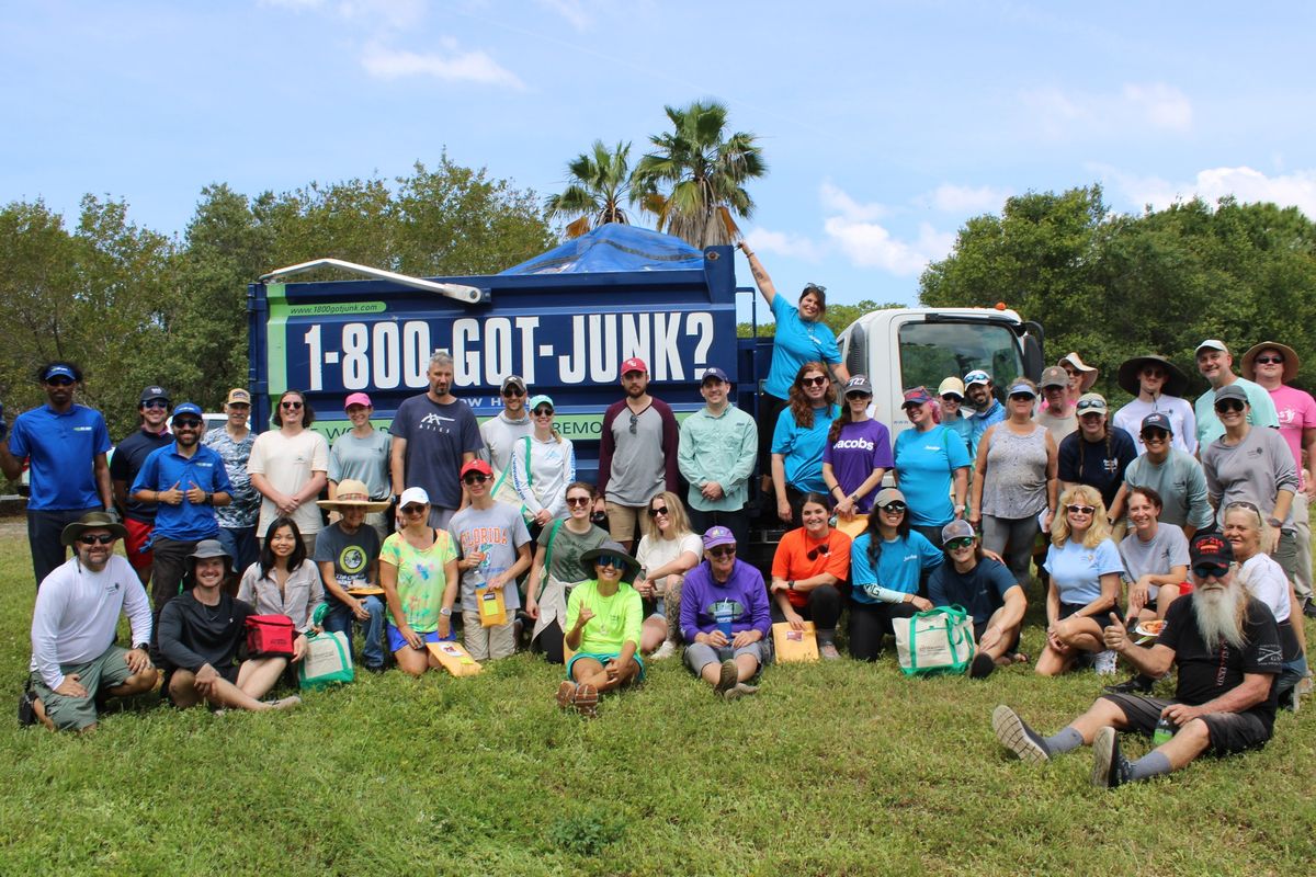 Cross Bayou\/Joe's Creek Cleanup with Keep Pinellas Beautiful International Coastal Cleanup 2024