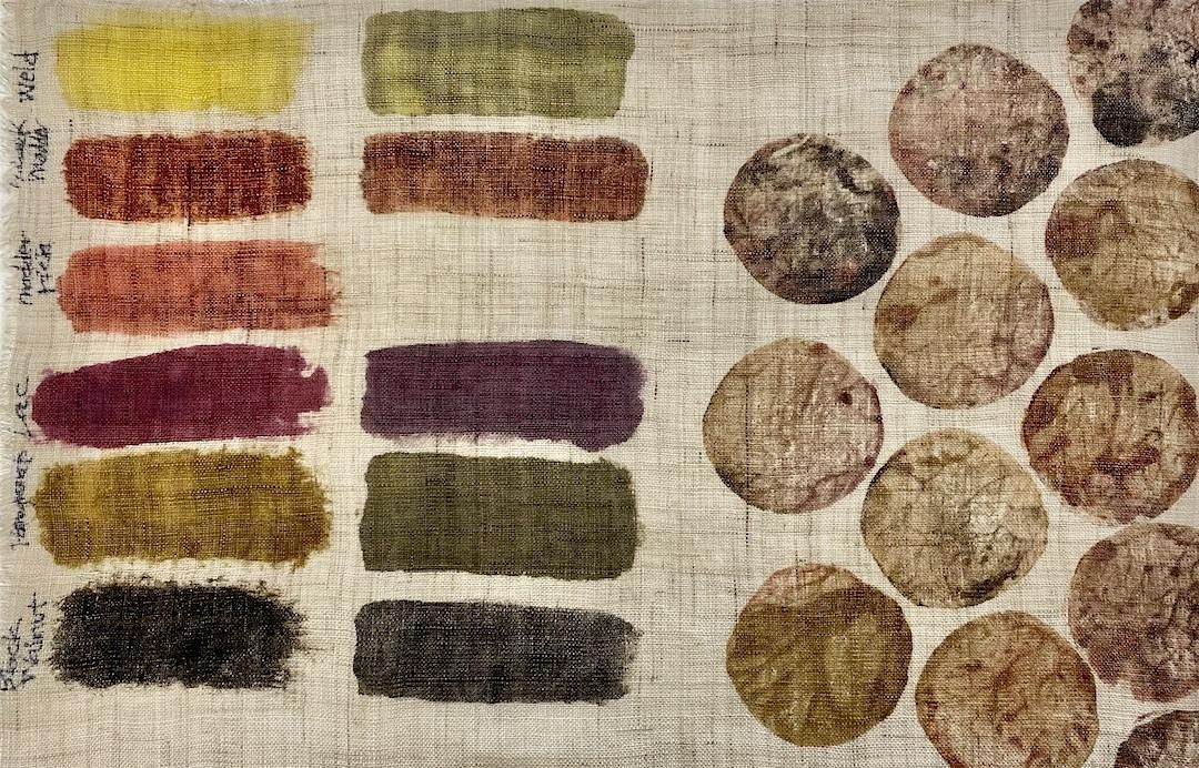 Natural Dye Colors of Europe: Dye + Mordant = Paint with Elin Noble