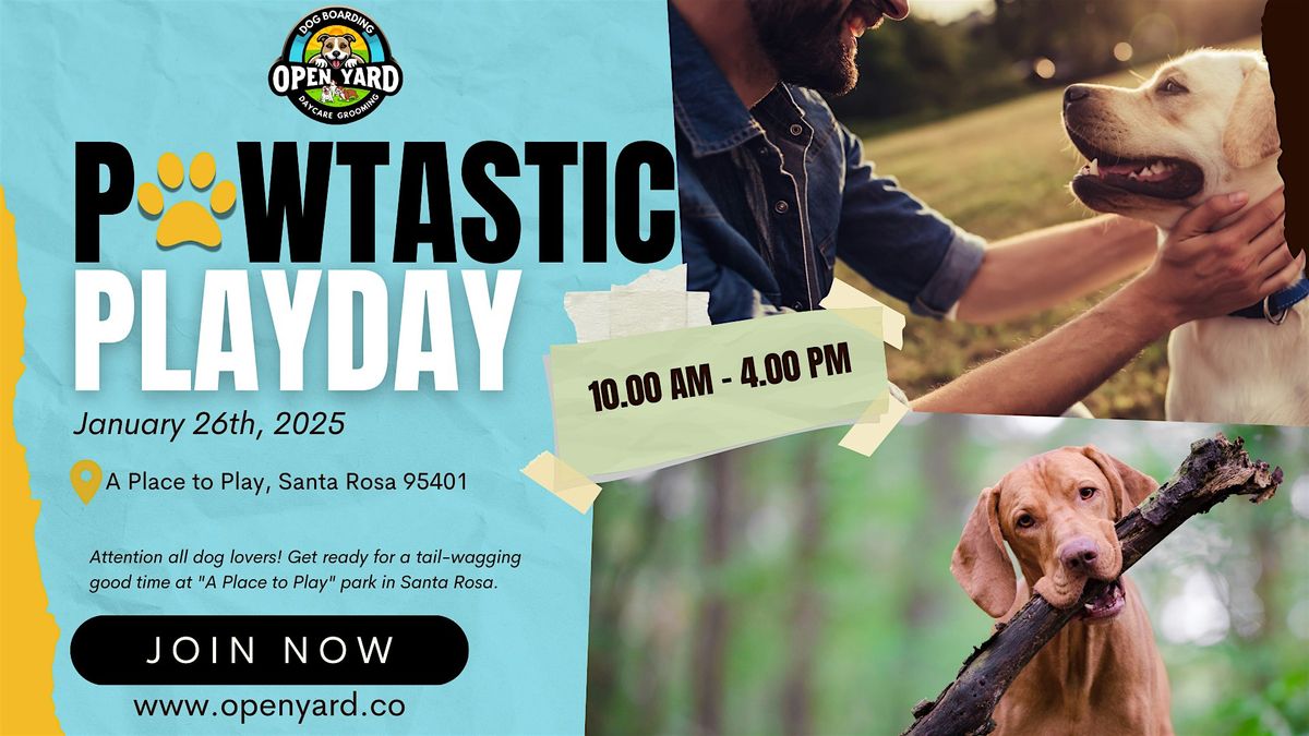 PAWTASTIC Playday - All dogs welcome