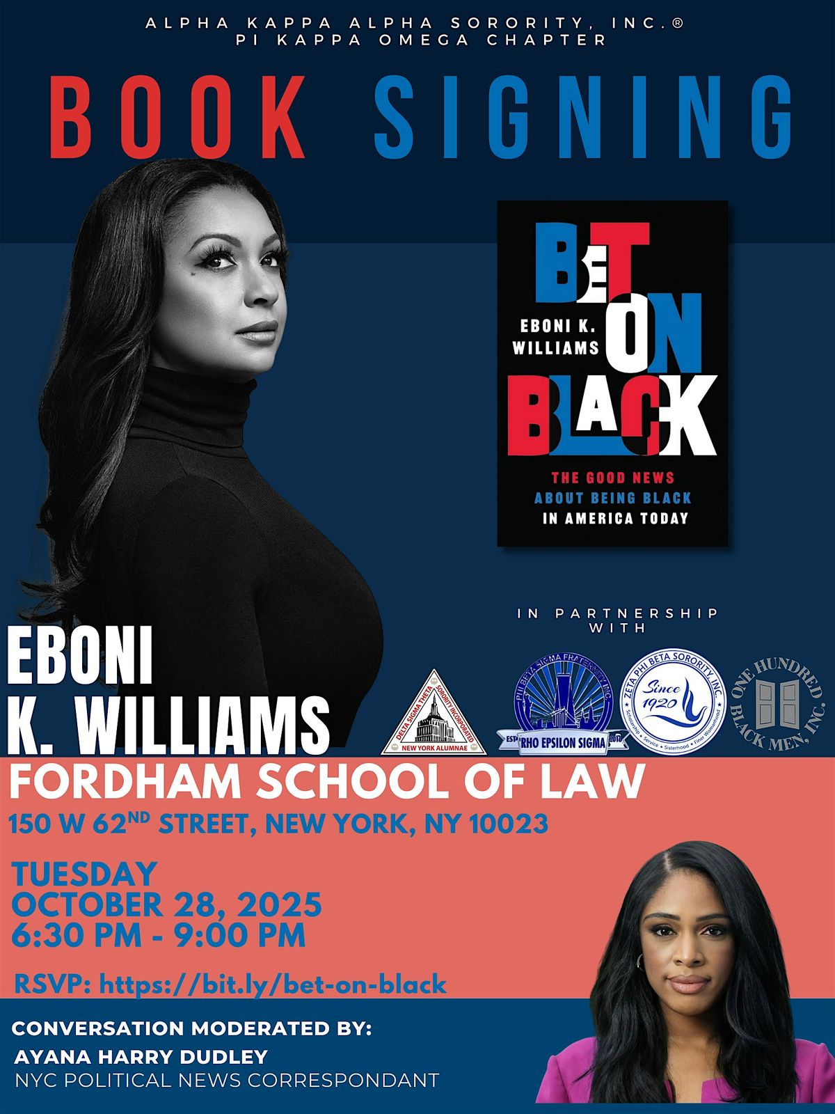 Bet on Black:  Book Signing & Community Conversation with Eboni K. Williams