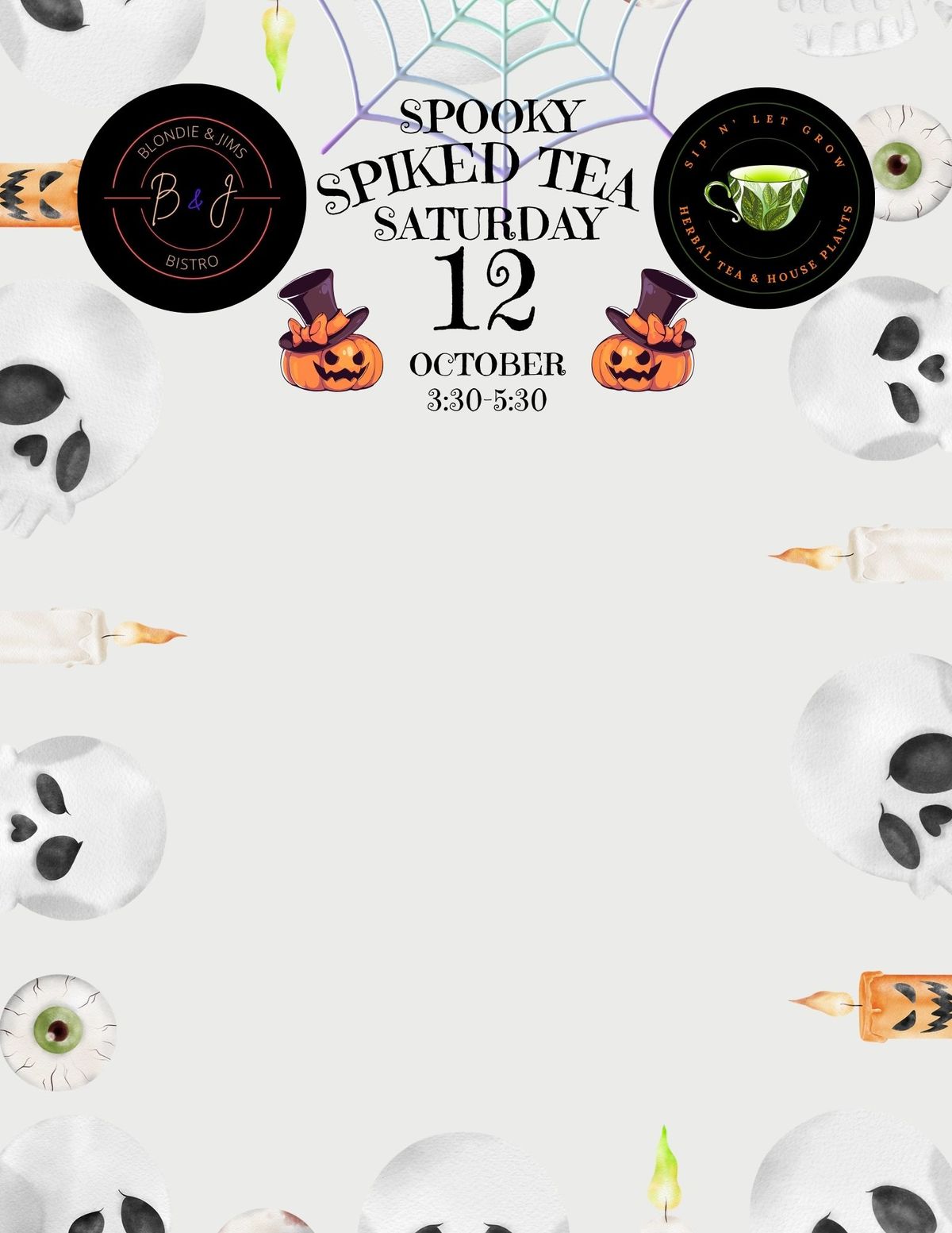 Spooky Spiked Tea Saturday