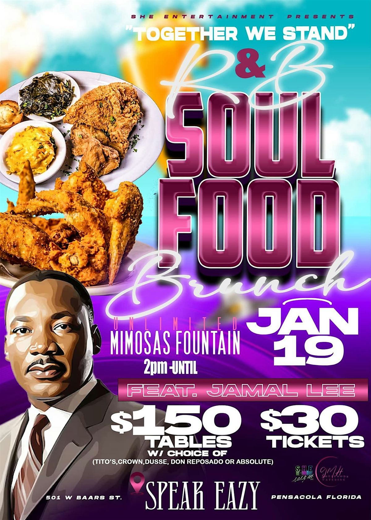 Together We Stand RnB Brunch Soul Food Edition Featuring Chef Jamal Lee