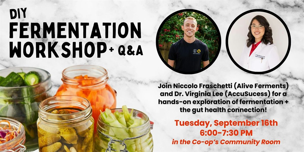 DIY Fermentation Workshop at OB People's