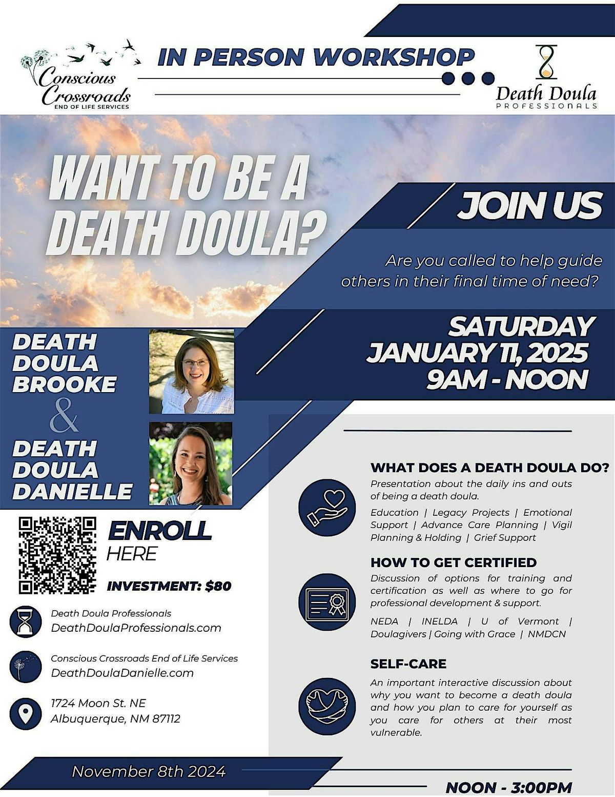 WANT TO BE A DEATH DOULA? Interactive Workshop