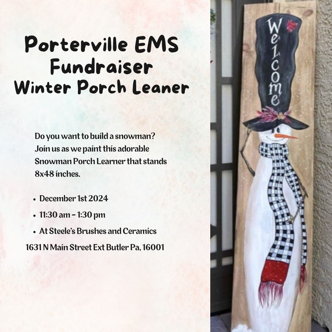 Portersville EMS Fundraiser