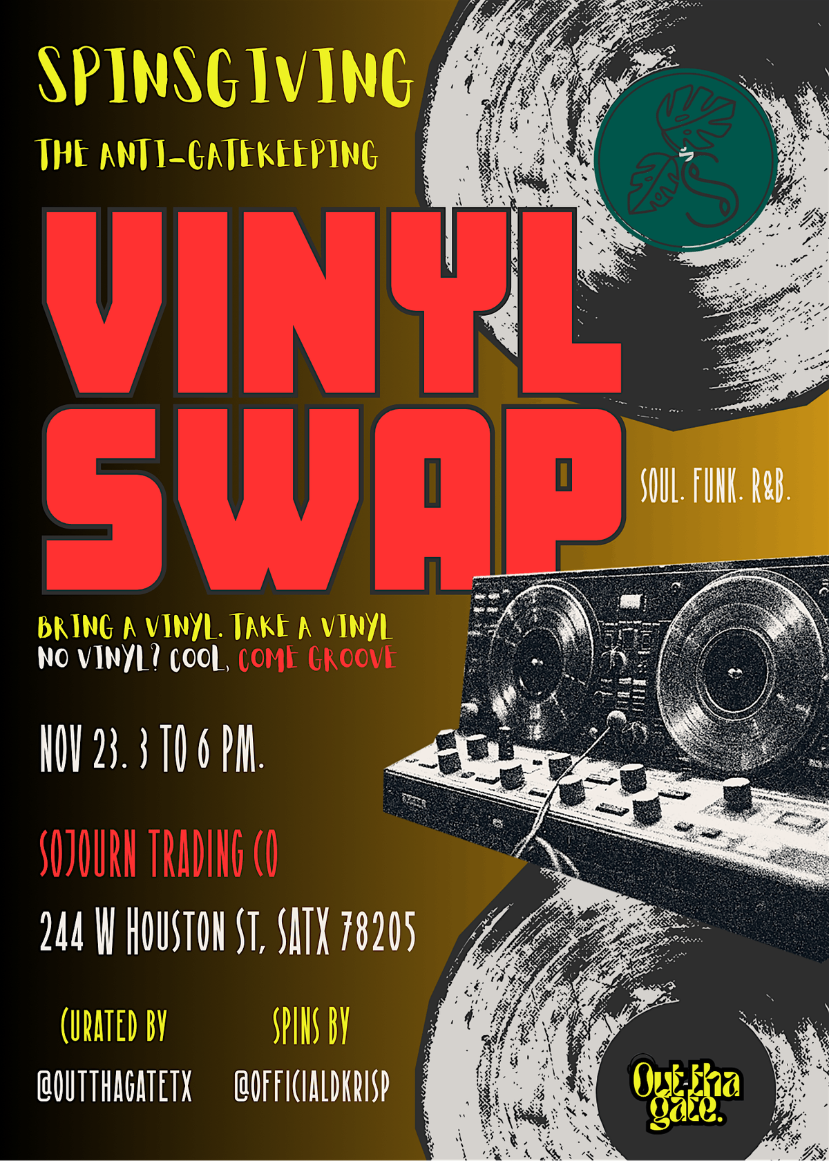 Spinsgiving: The Anti-gatekeeping Vinyl Swap