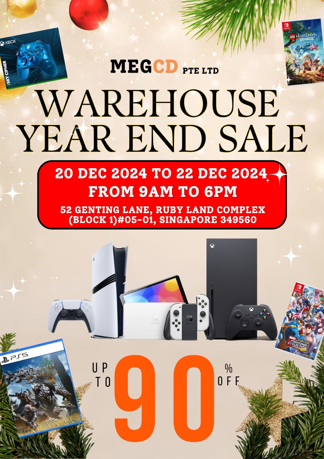 Year-End Video Games Warehouse Sales 