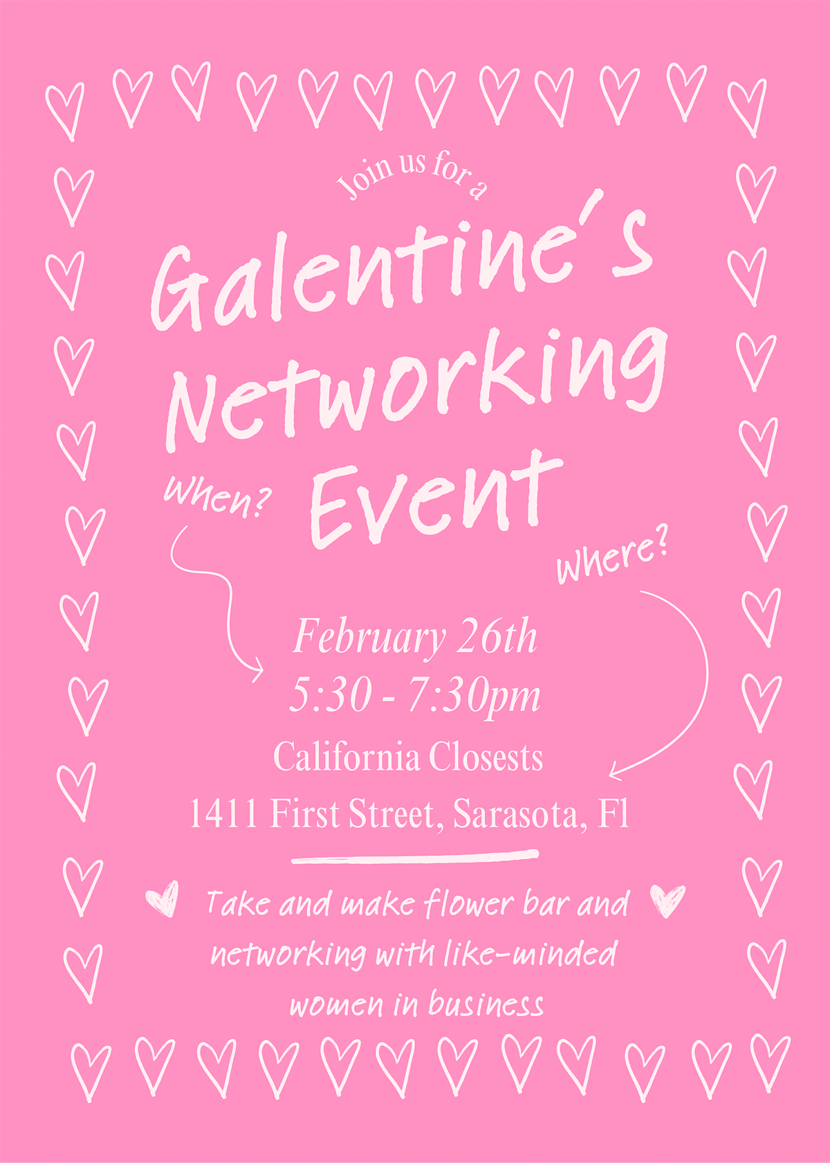 Women in Business Networking Group - Galentine's Networking Event