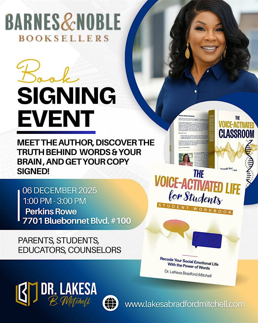 Author Book Talk & Signing
