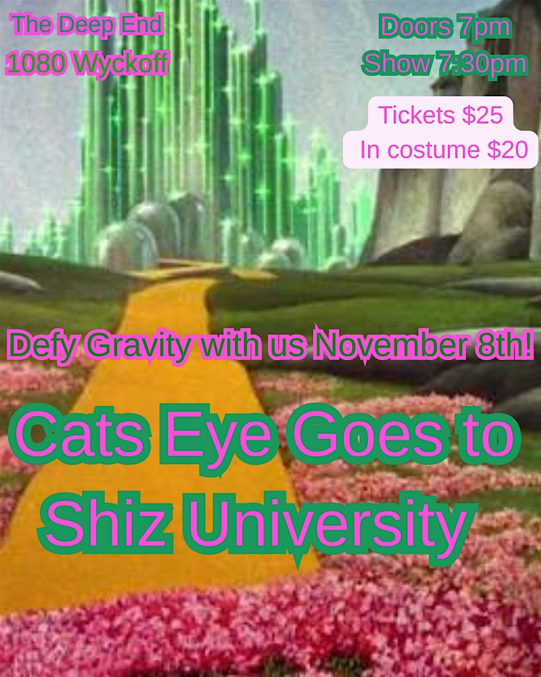 Cats Eye Goes to Shiz University