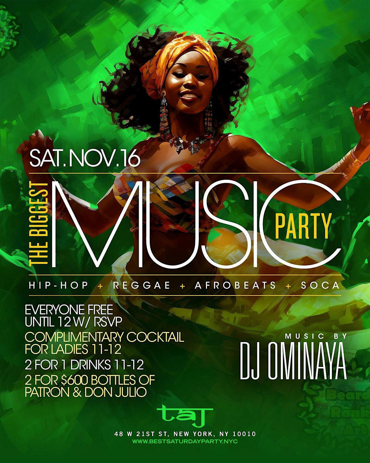 Saturday Music Dance Party! Live At Taj Lounge (Clubfix Parties)