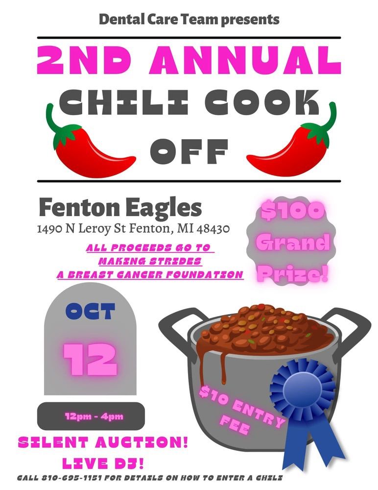 2nd annual chili cook off 