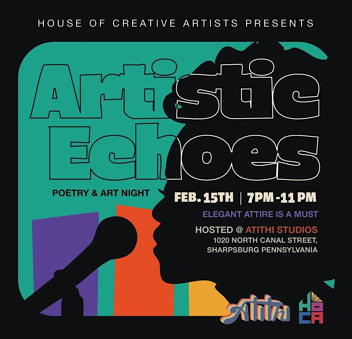 Artistic Echoes: Poetry & Art Night.