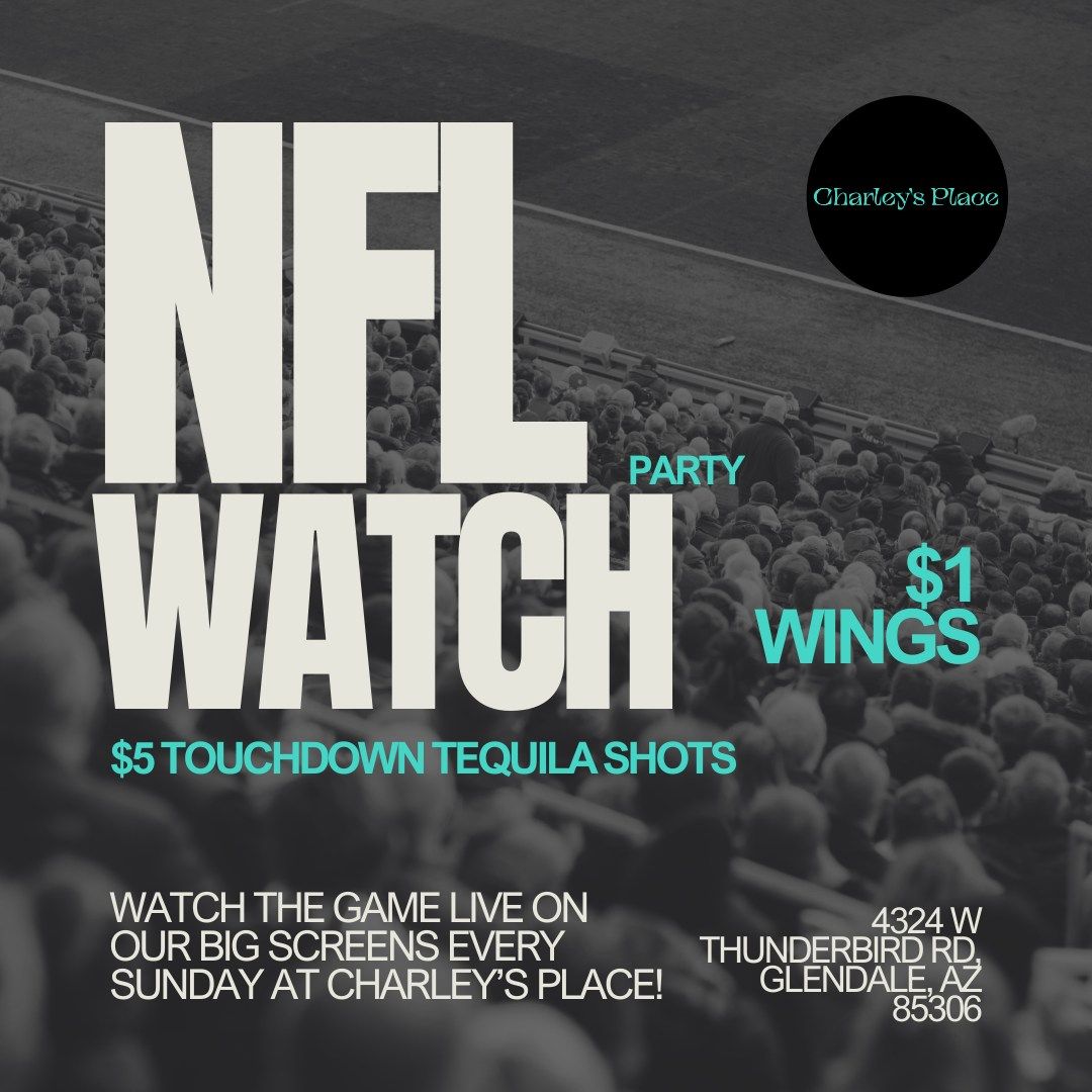 NFL Sundays at Charley's!