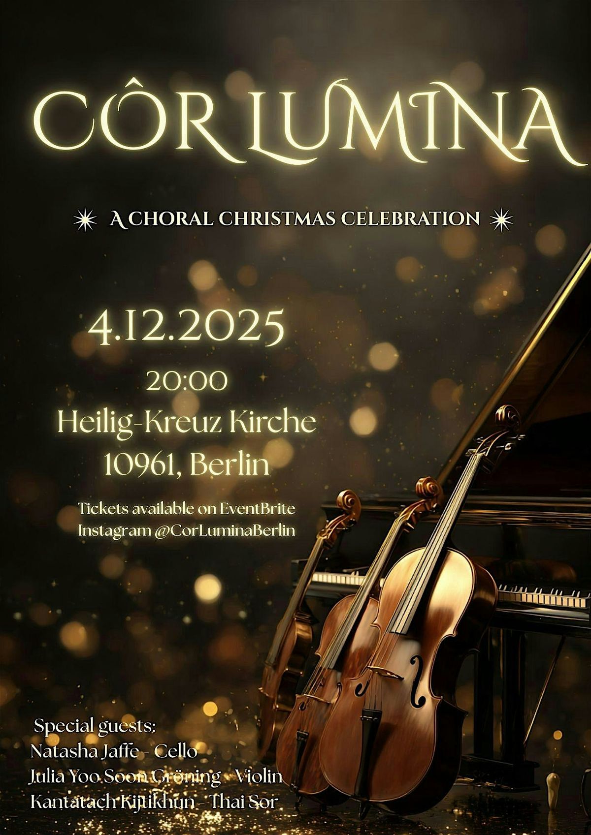A Choral Christmas Celebration with C\u00f4r Lumina Berlin!