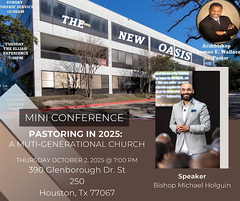 Mini Conference - Pastoring in 2025: A Multi-Generational Church