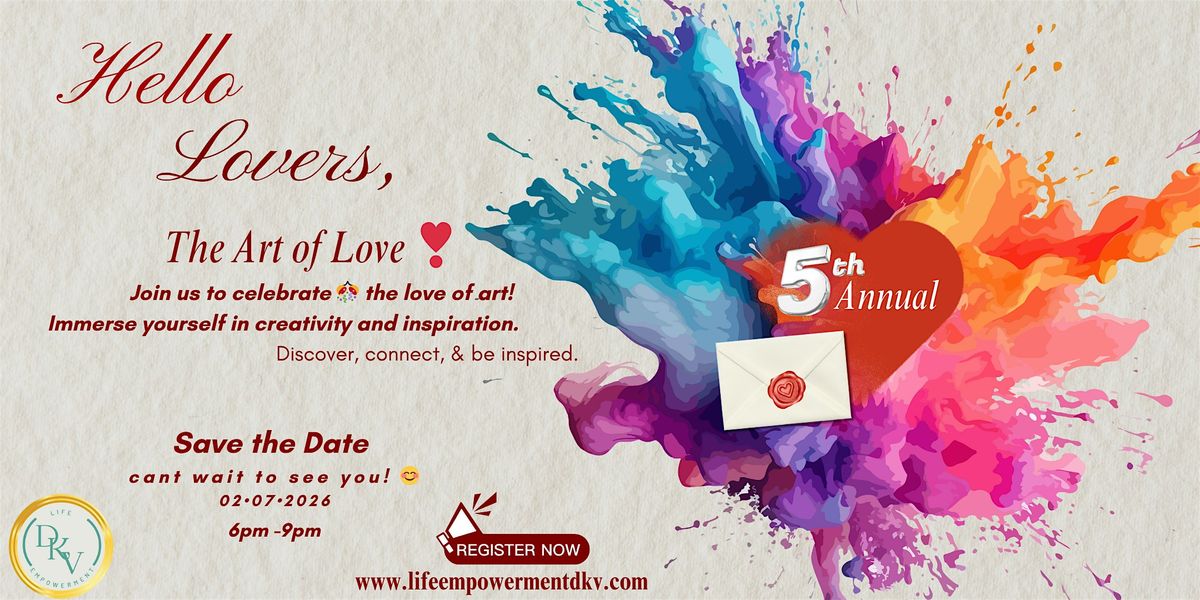 The Art of Love \u2763\ufe0f RSVP Now!