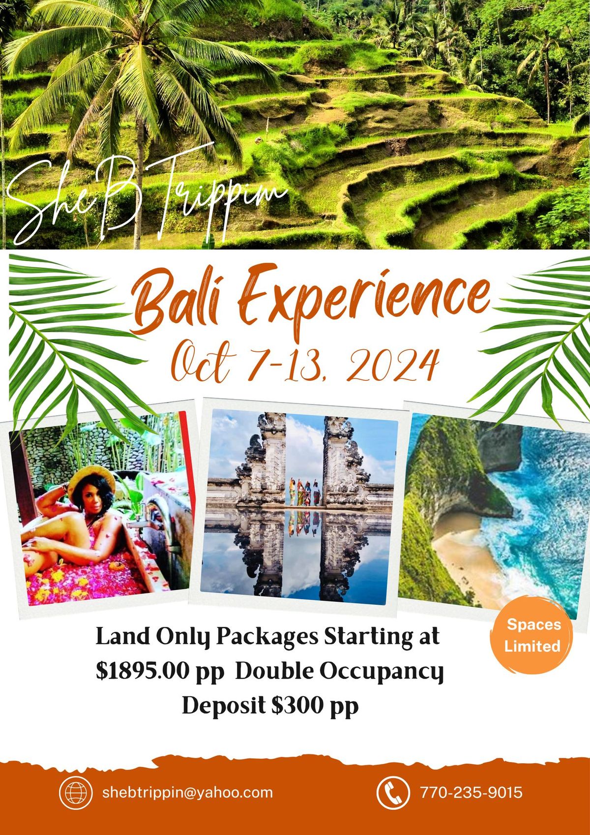 SheBTrippin " It's A Bali Thing" Experience 2024