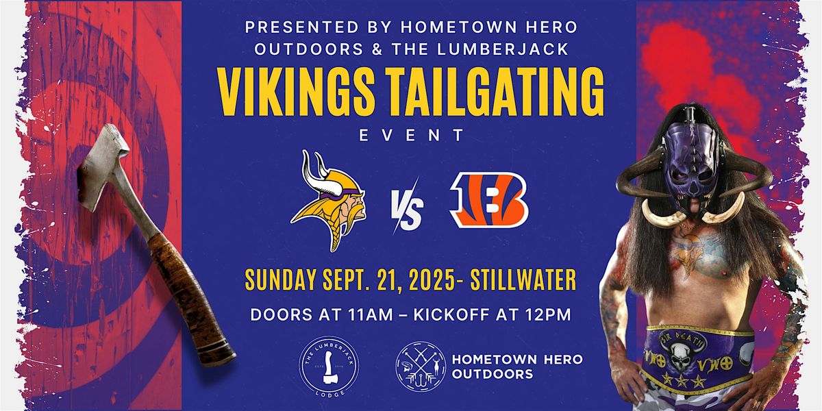 Tailgate for a Cause \u2013 Vikings vs. Bengals Tailgate