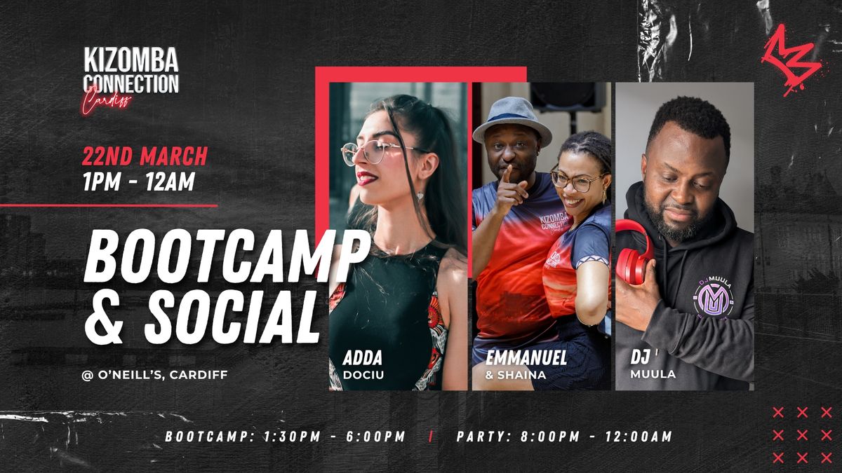 Kizomba Bootcamp & Social | ADDA DOCIU | MR MEUSEMBA & SHAINA | DJ MUULA