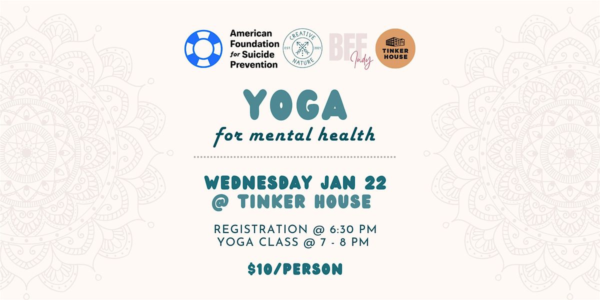 Yoga for Mental Health  Kickoff ft. AFSP