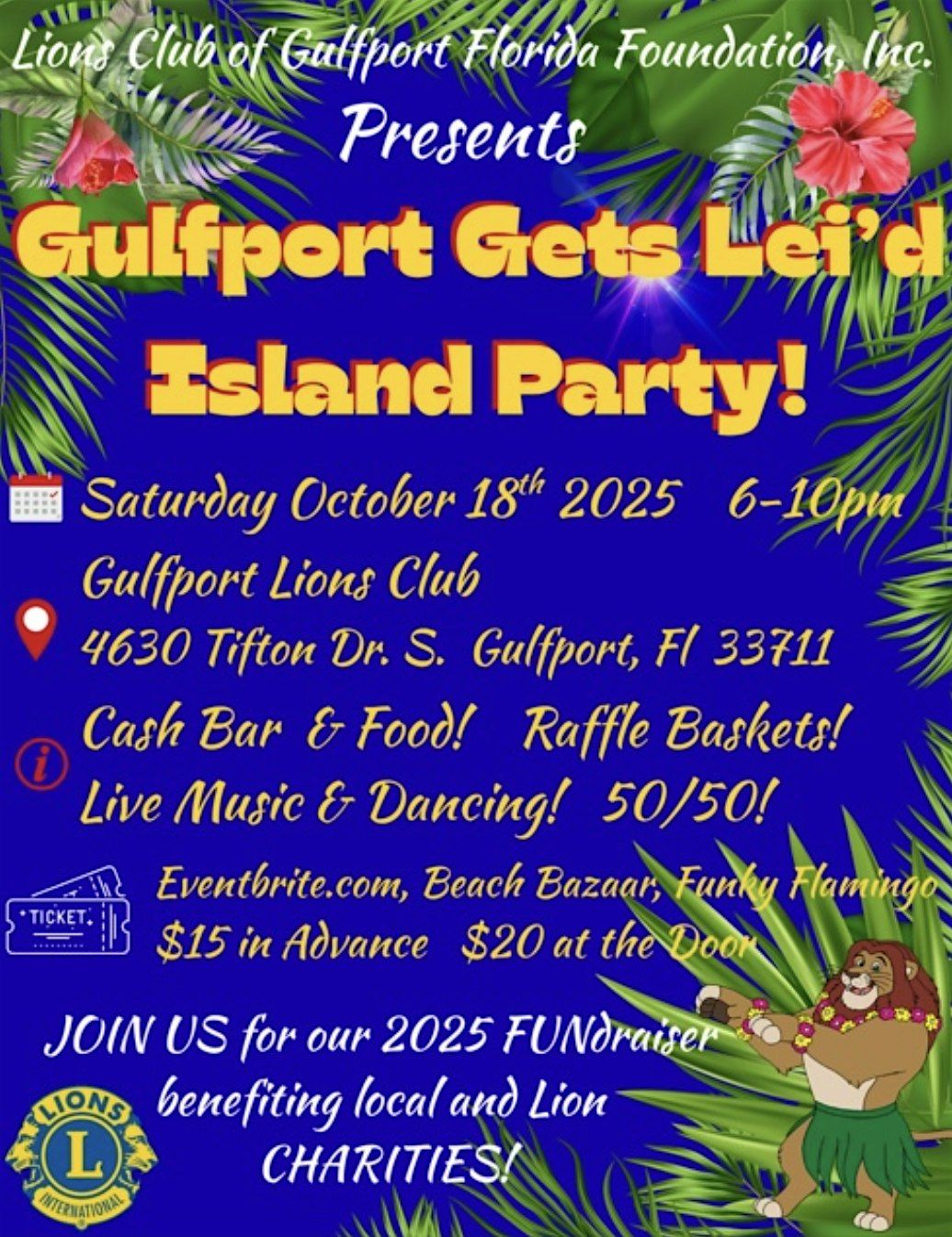 Gulfport Gets Lei'd Island Party