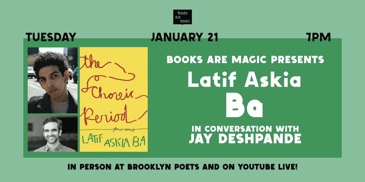 Offsite: Latif Askia Ba: The Choreic Period w\/ Jay Deshpande