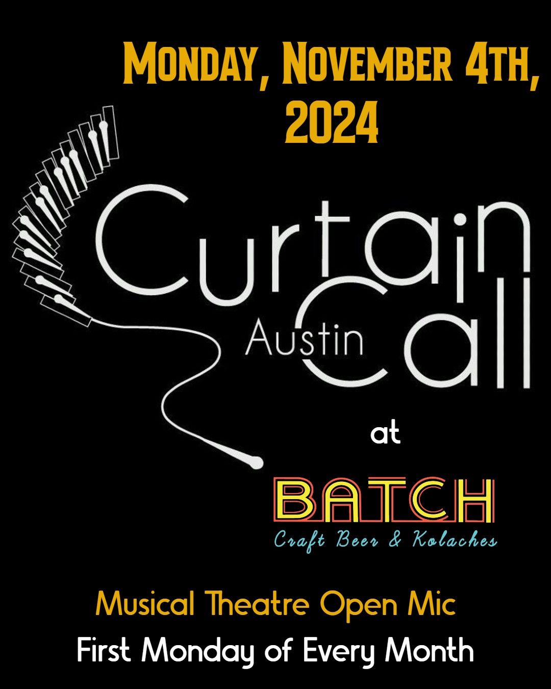 Curtain Call - Monday, November 4th, 2024