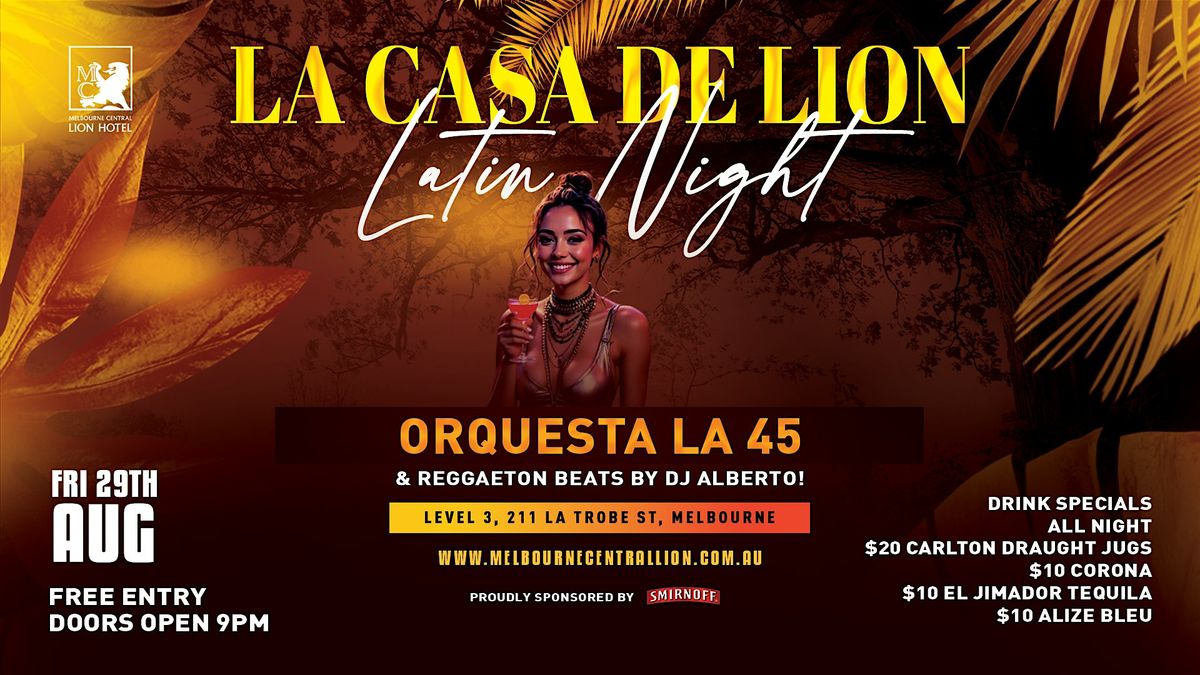 A Night of Salsa & Reggaeton \/ La Casa De Lion