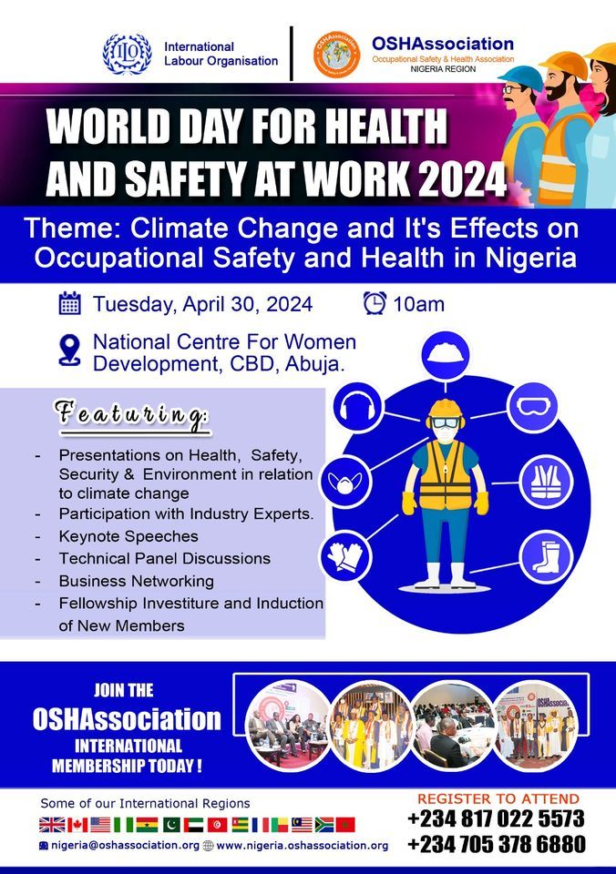 WORLD DAY FOR HEALTH AND SAFETY AT WORK 2024