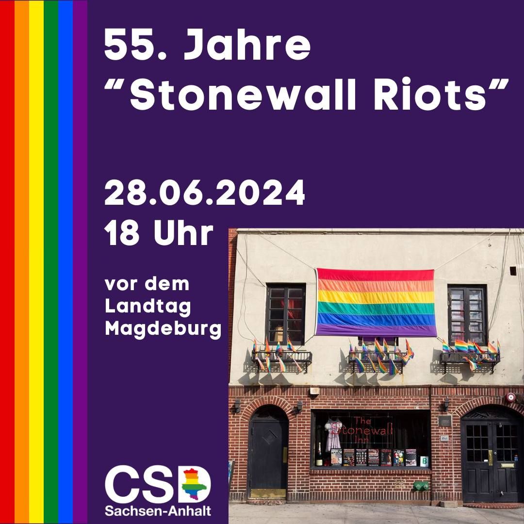 55. Jahrestag der "Stonewall Riots"