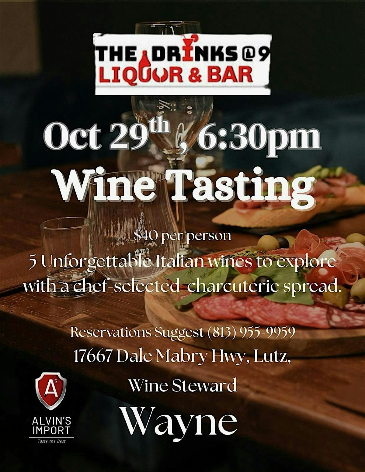 Italian wine tasting