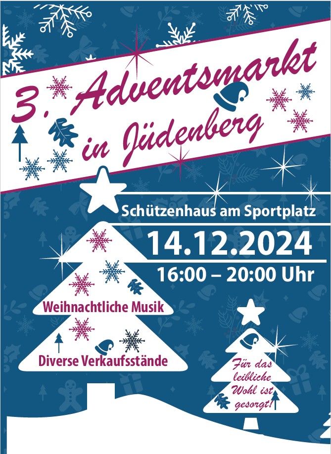 3. Adventsmarkt J\u00fcdenberg