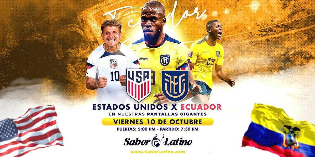 ESTADOS UNIDOS VS ECUADOR EN NEW YORK