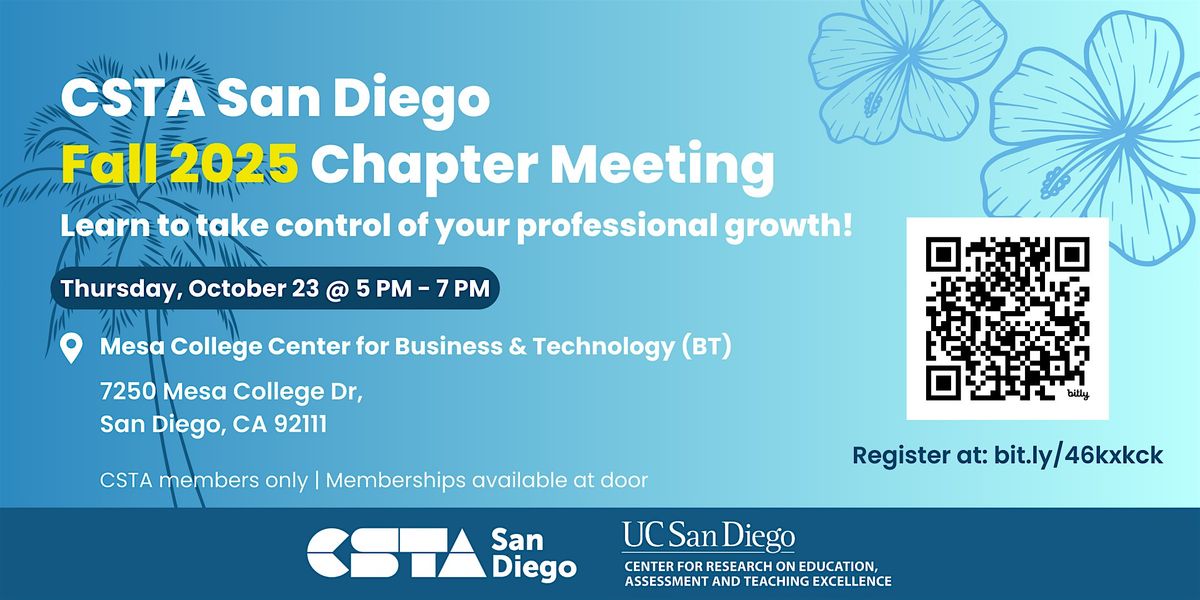 CSTA San Diego: Fall 2025 Chapter Meeting