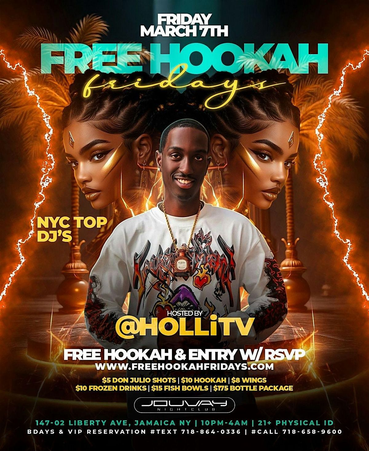 FREE HOOKAH FRIDAY HOSTED BY HOLLITV "LIKKLE DON"