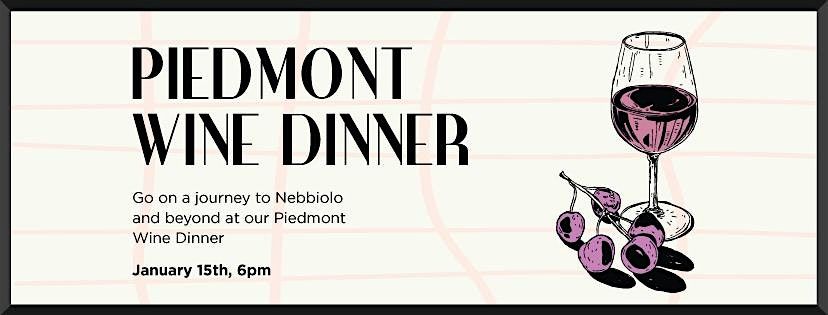 Piedmont Wine Dinner at Cobalt!