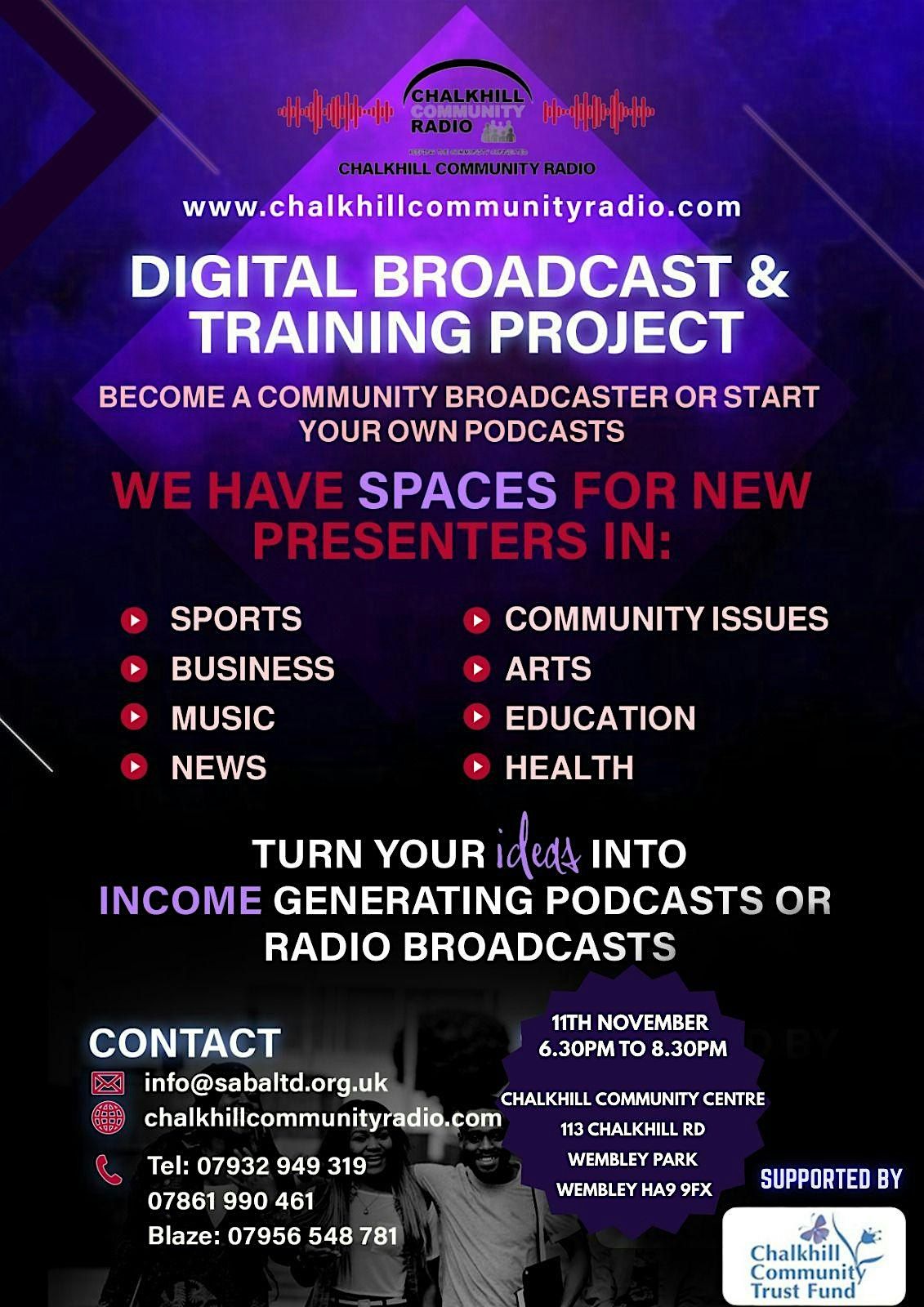 Digital Broadcast and Training Project